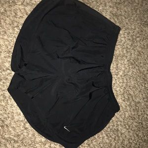 All black Nike shorts